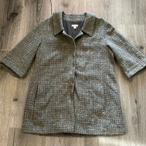 💜J. Jill Blazer blue and gray tones Stylish Sophisticated Casual Office Attire